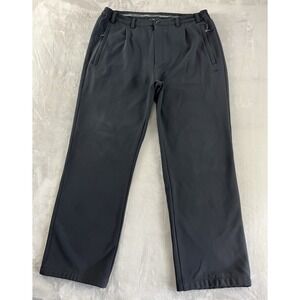 EIDER S Min M Pants Men Extra Large Black Fleece Straight Leg Stretch Winter